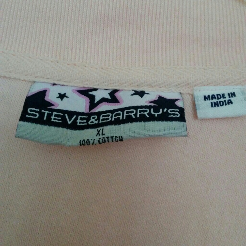 XL Steve & Barry's Pink Zip Front Jacket - Picture 4 of 4